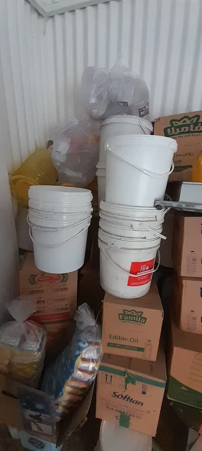 سطل لبنیات|ظروف نگهدارنده، پلاستیکی، یک‌بارمصرف|دزفول, |دیوار