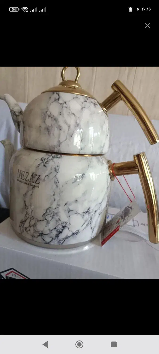 کتری و قوری نو نو همراه با ضمانت نامه|قوری، کتری، قهوهساز دستی|مبارکه, |دیوار