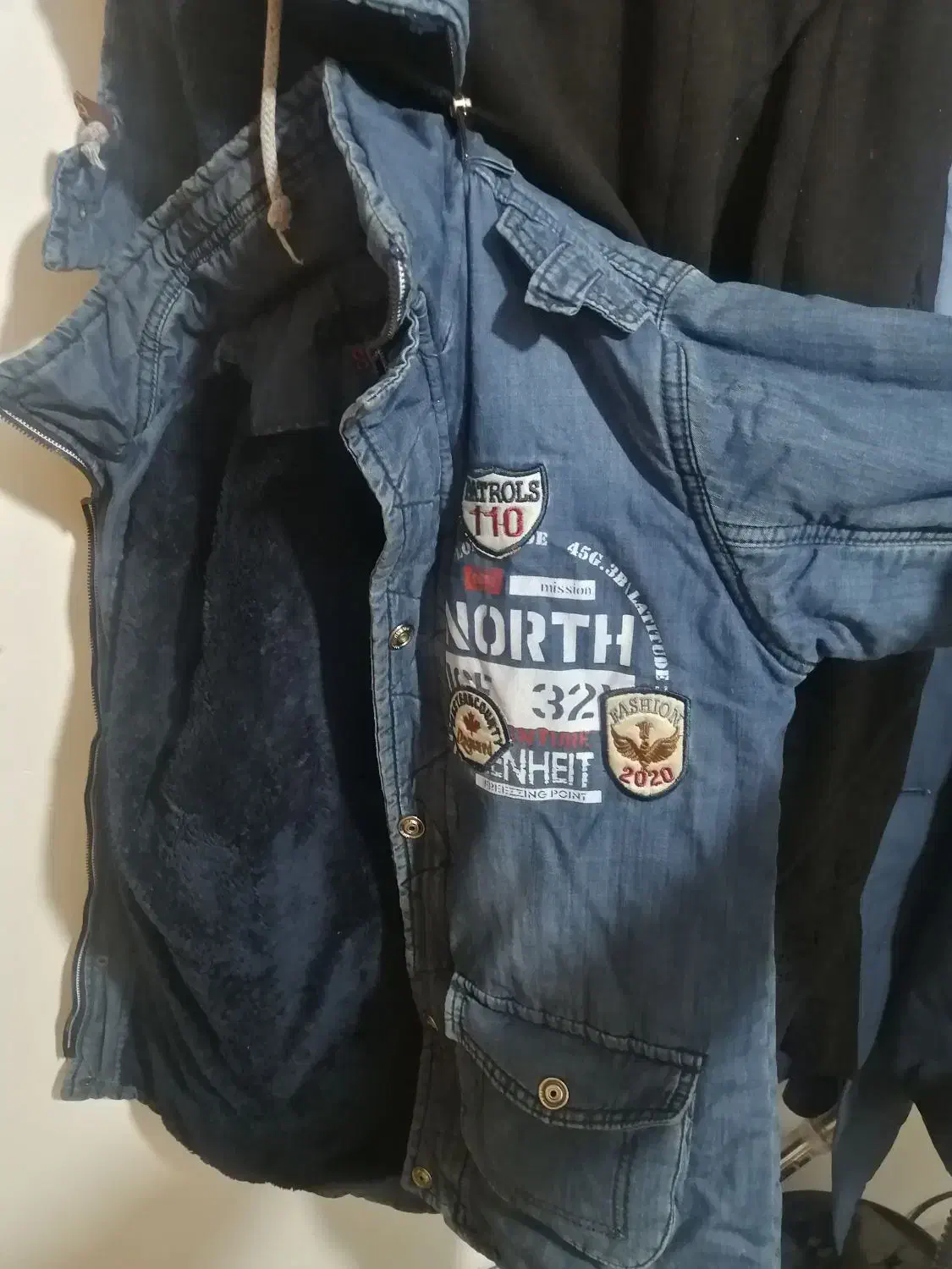 کاپشن جین داخل خز و شلوار داخل خز|لباس|شیراز, شهرک سراج|دیوار