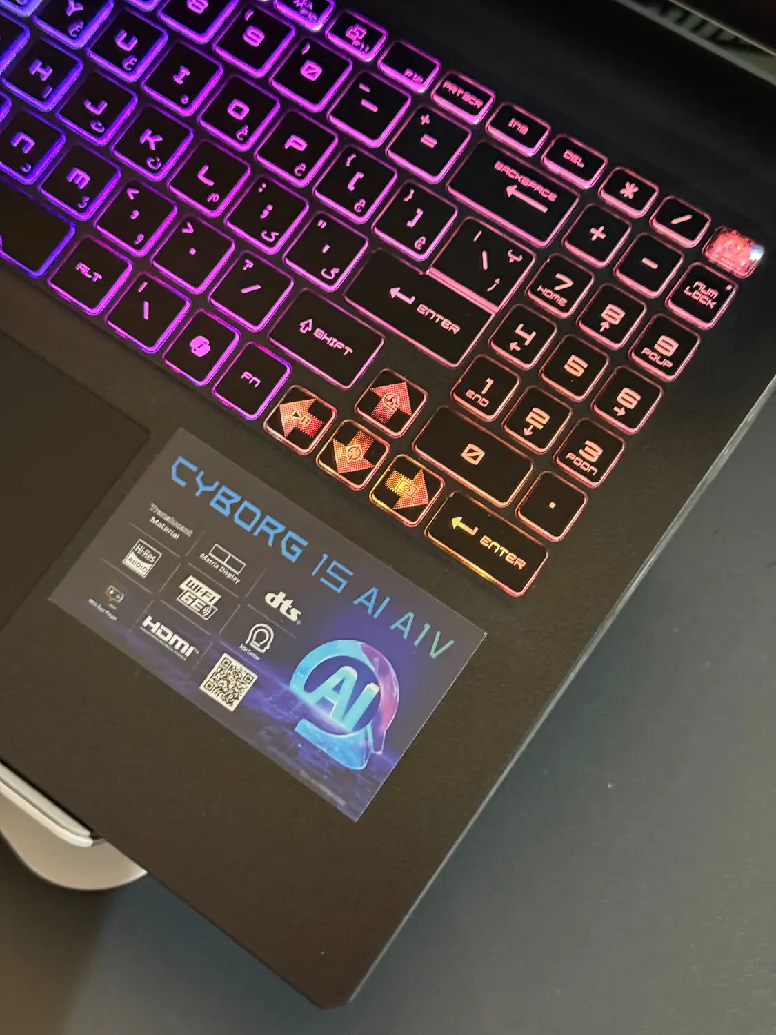 MSI cyborg 15 با پردازنده ultra 7( قسطی )|رایانه همراه|اهواز, نادری|دیوار