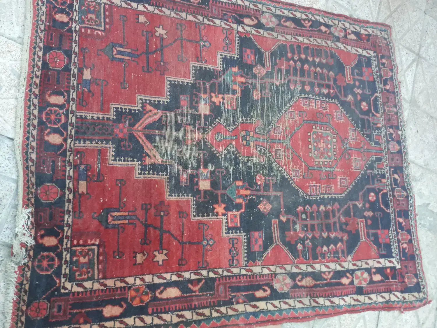 فرش دستباف بسیار قدیمی|فرش|مشهد, امام خمینی|دیوار