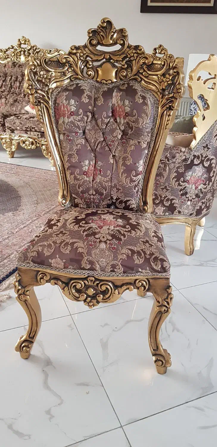 مبلمان پذیرایی ۹ نفره ومیز ناهارخوری ۸ نفره|مبلمان خانگی و میز عسلی|لاهیجان, کوه بیجار|دیوار