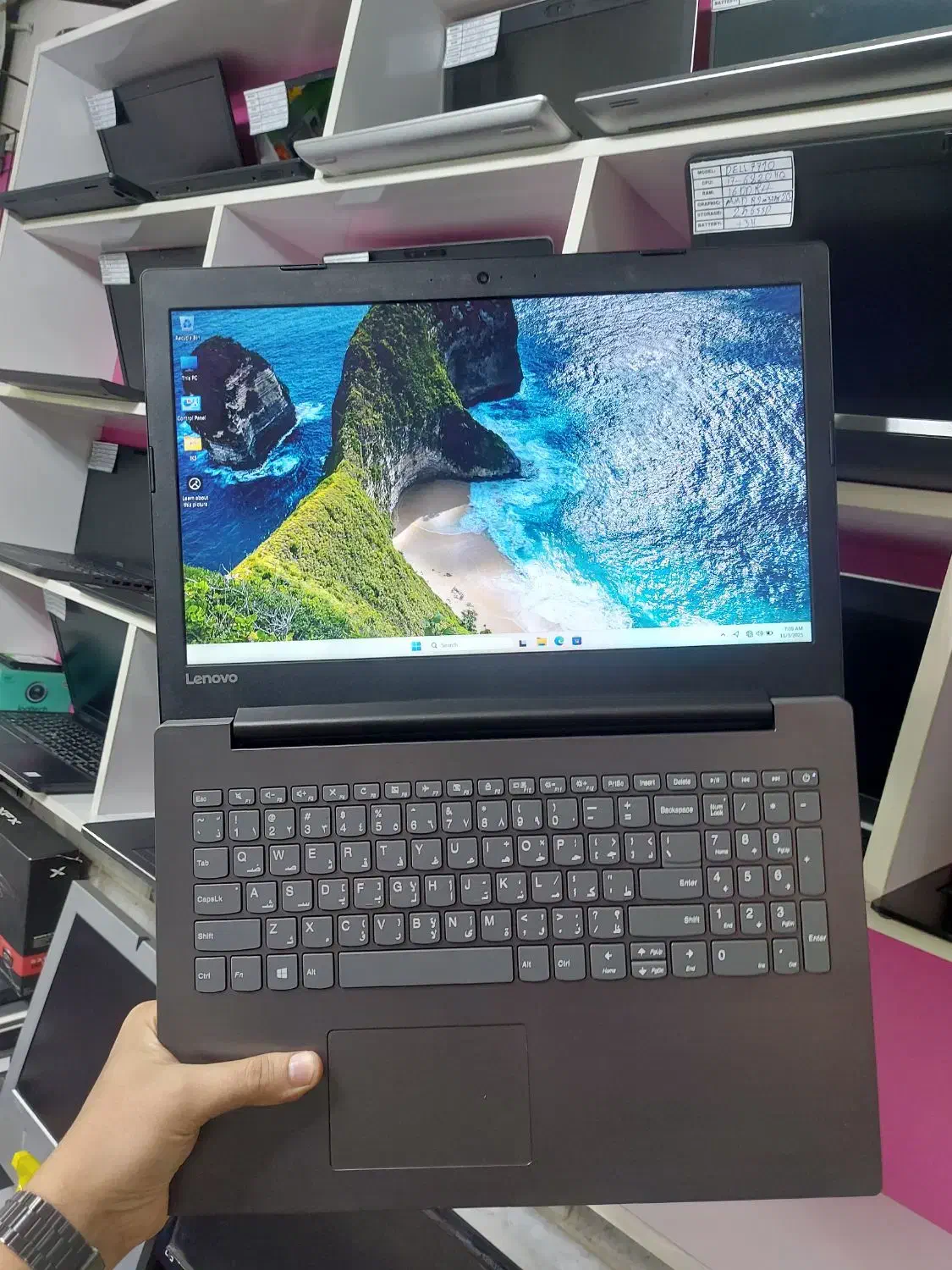 باکارتن اصلی وضمانتLenovo RAM20 SSD512 i7 4G GDDR5|رایانه همراه|کرج, گلشهر|دیوار