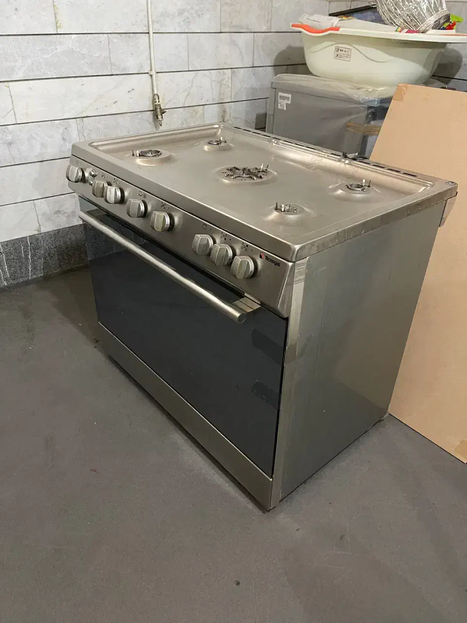 فر گاز مبله تمام استیل تکنو گاز ایتالیایی|اجاق گاز و لوازم برقی پخت‌وپز|اصفهان, خواجو|دیوار