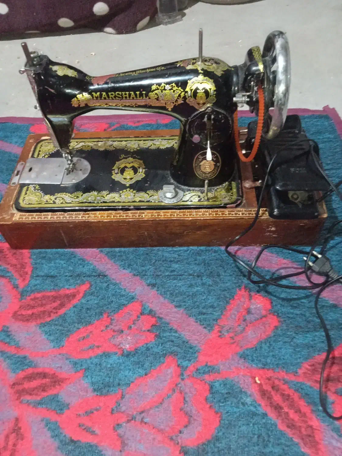 چرخ خیاطی برقی مارشال|چرخ خیاطی و ریسندگی|مشهد, هفت تیر (نه دره)|دیوار