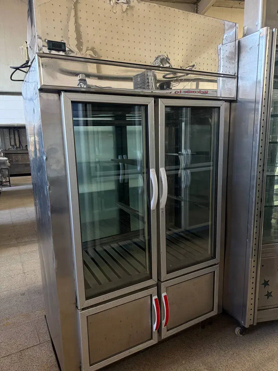 یخچال دو درب ۱ متر و ۲۰ سانتی دو طرفه تمام استیل|کافی‌شاپ و رستوران|زنجان, |دیوار