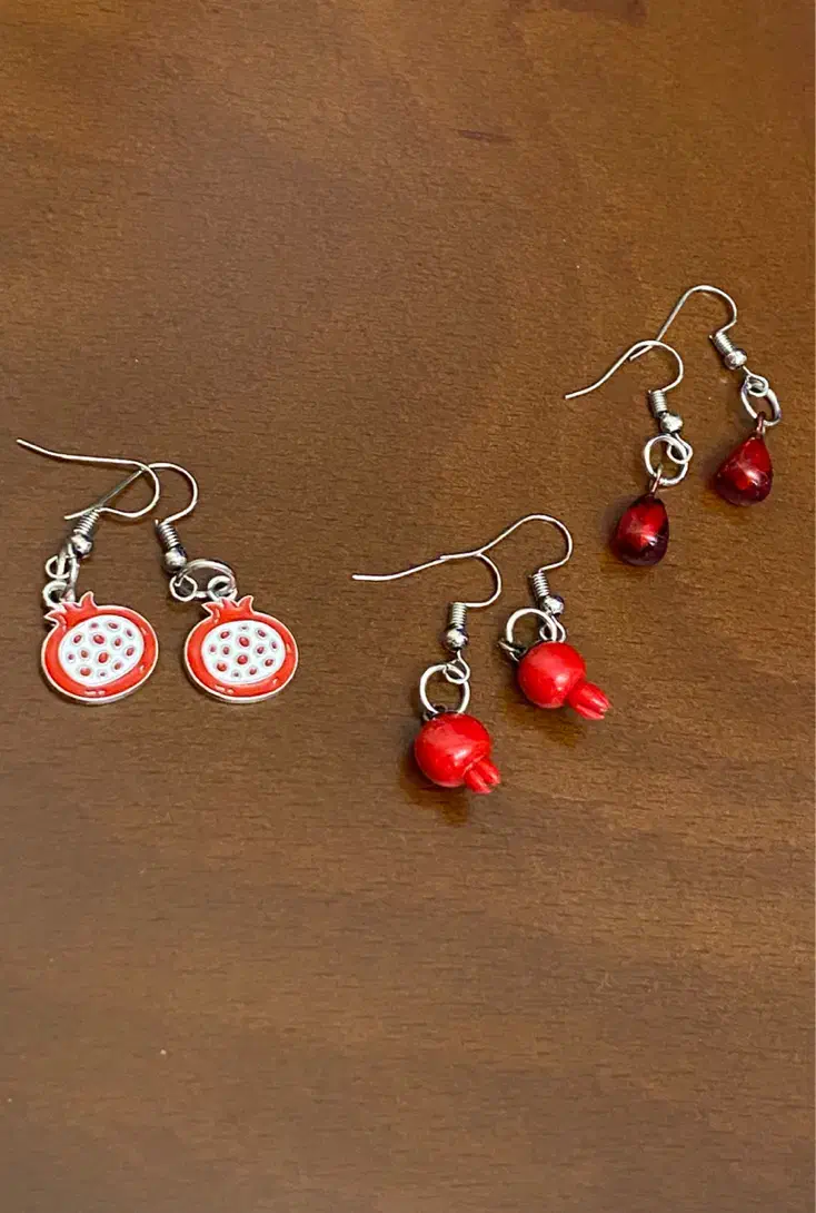 گوشواره مخصوص شب یلدا|جواهرات|تبریز, |دیوار