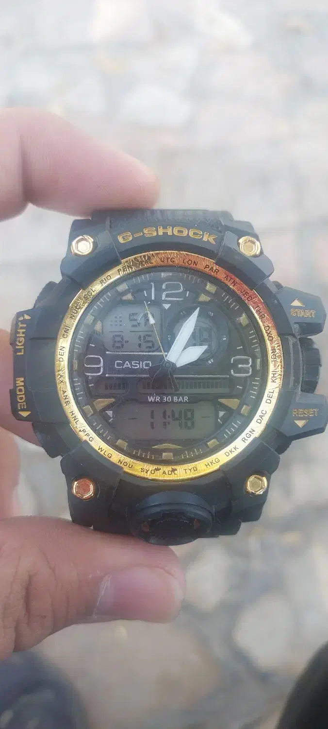 ساعت جی شوک بند مشکی|ساعت|آباده, |دیوار