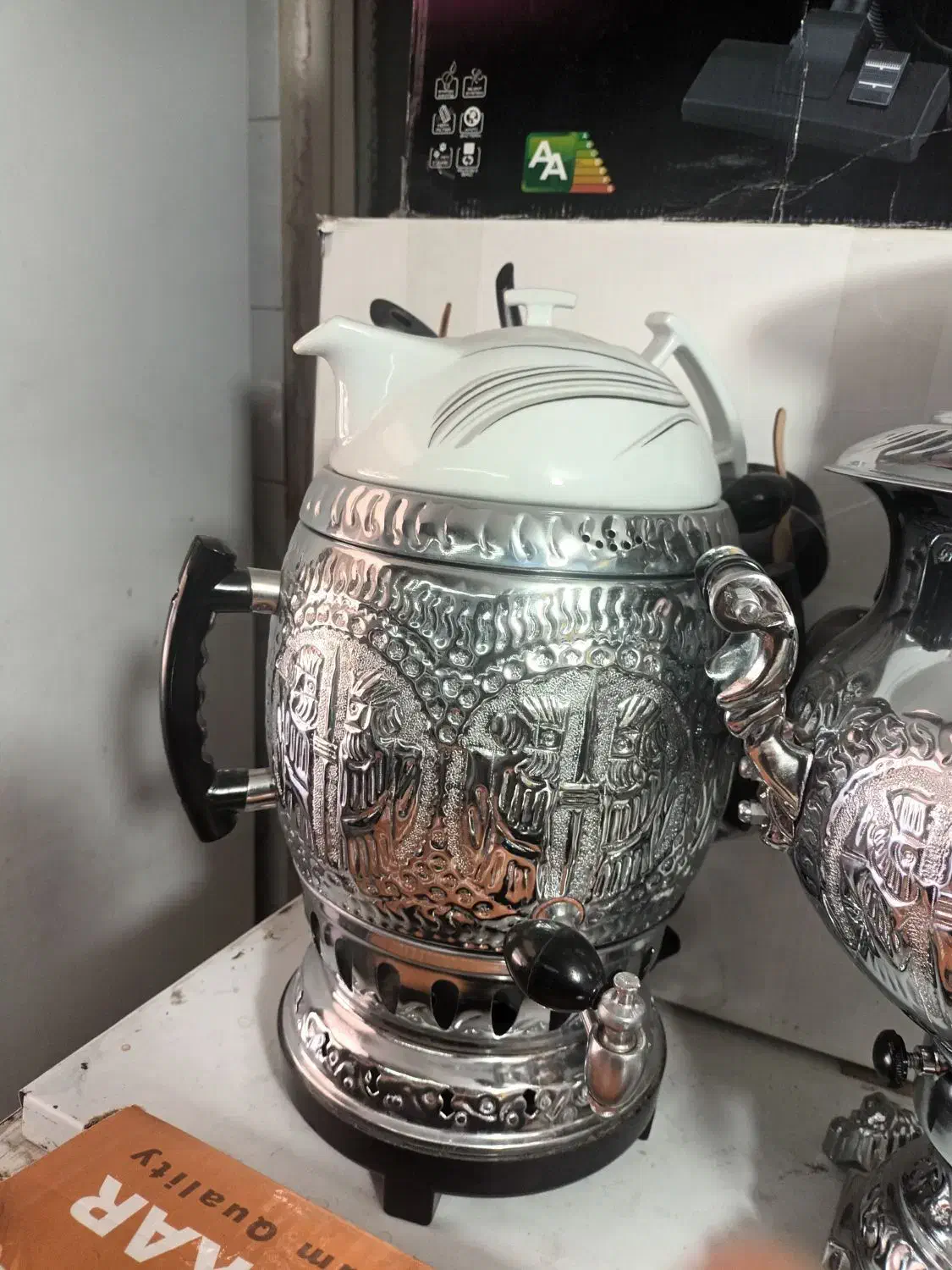 انواع مختلف سماور گازی برنجی|سماور، چای‌ساز، قهوه‌ساز|کرمان, |دیوار