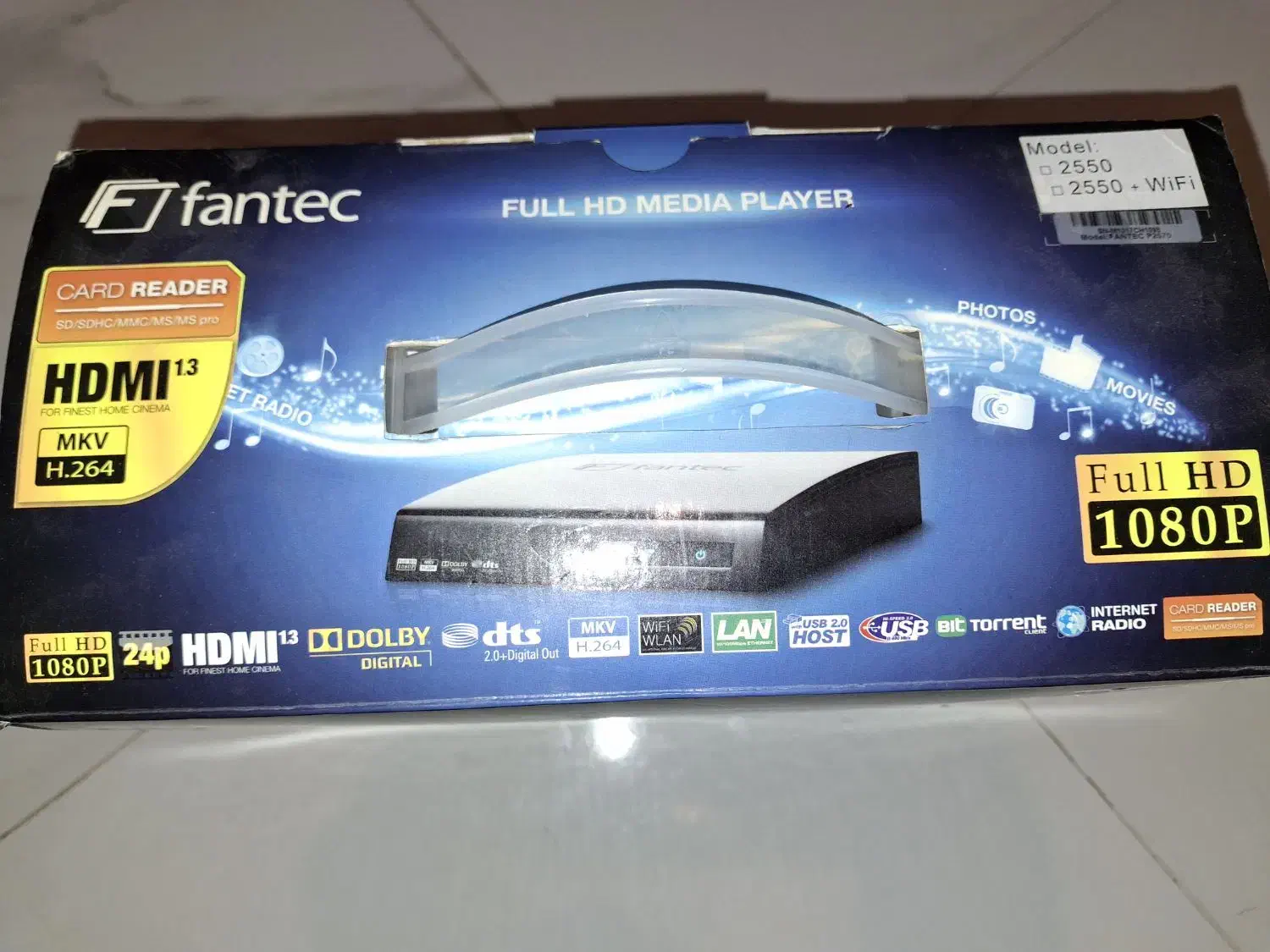 مدیا پلیر Fantec FULL HD|سیستم صوتی خانگی|تهران, استخر|دیوار