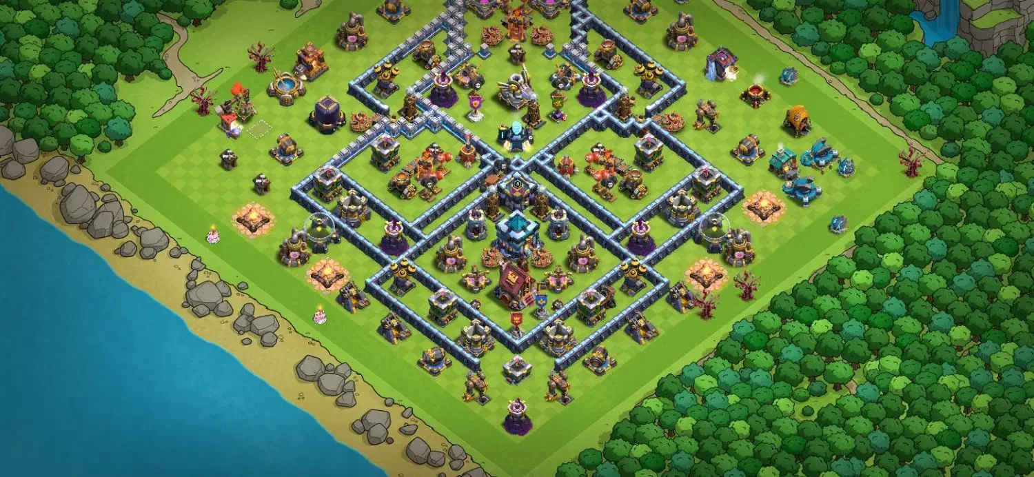 اکانت کلش اف کلنز|کنسول، بازی ویدئویی و آنلاین|بافت, |دیوار