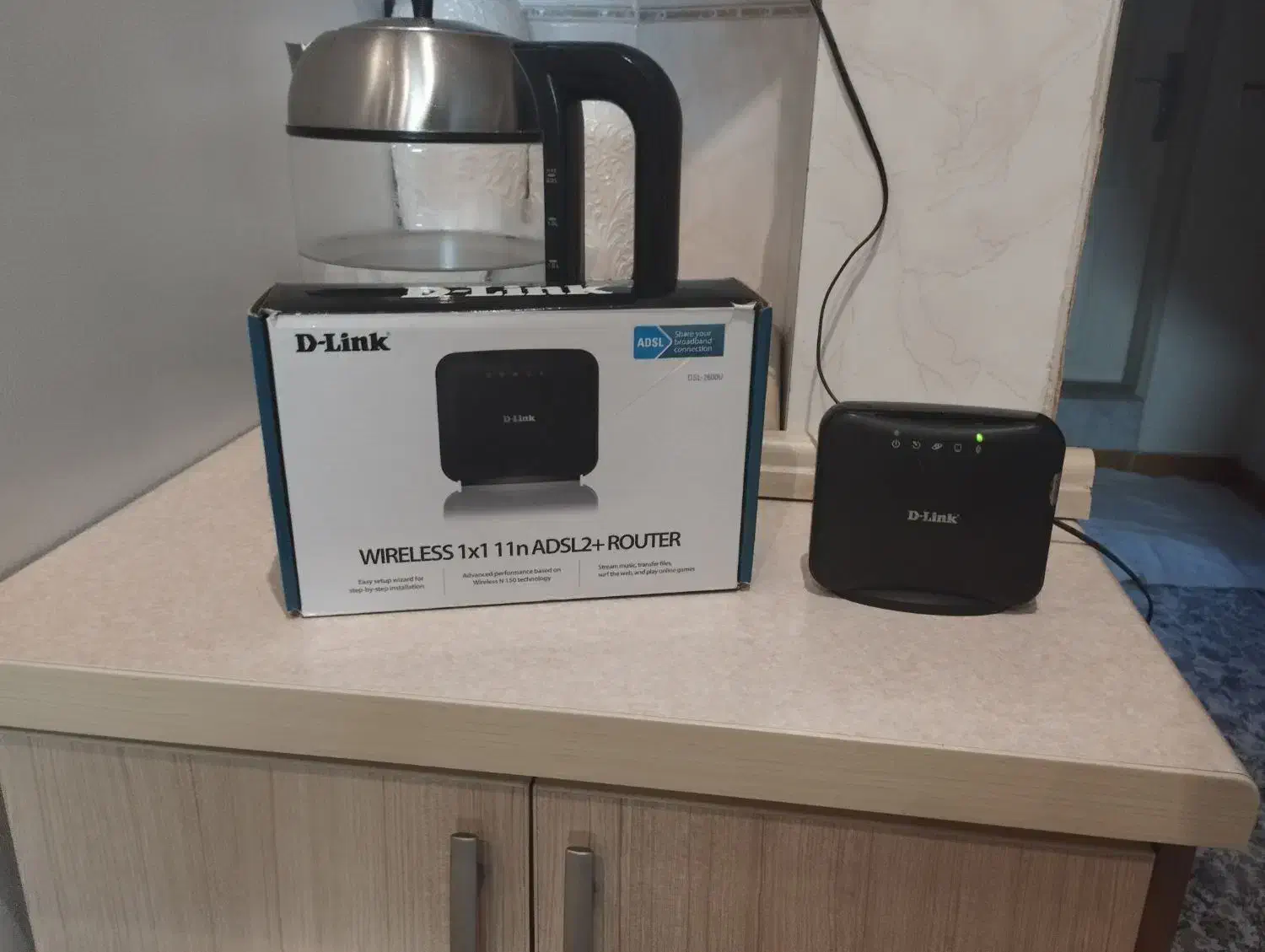 مودم+روتر D-Link 2600U (به همراه کابل CAT6)|مودم و تجهیزات شبکه|تهران, سجاد|دیوار