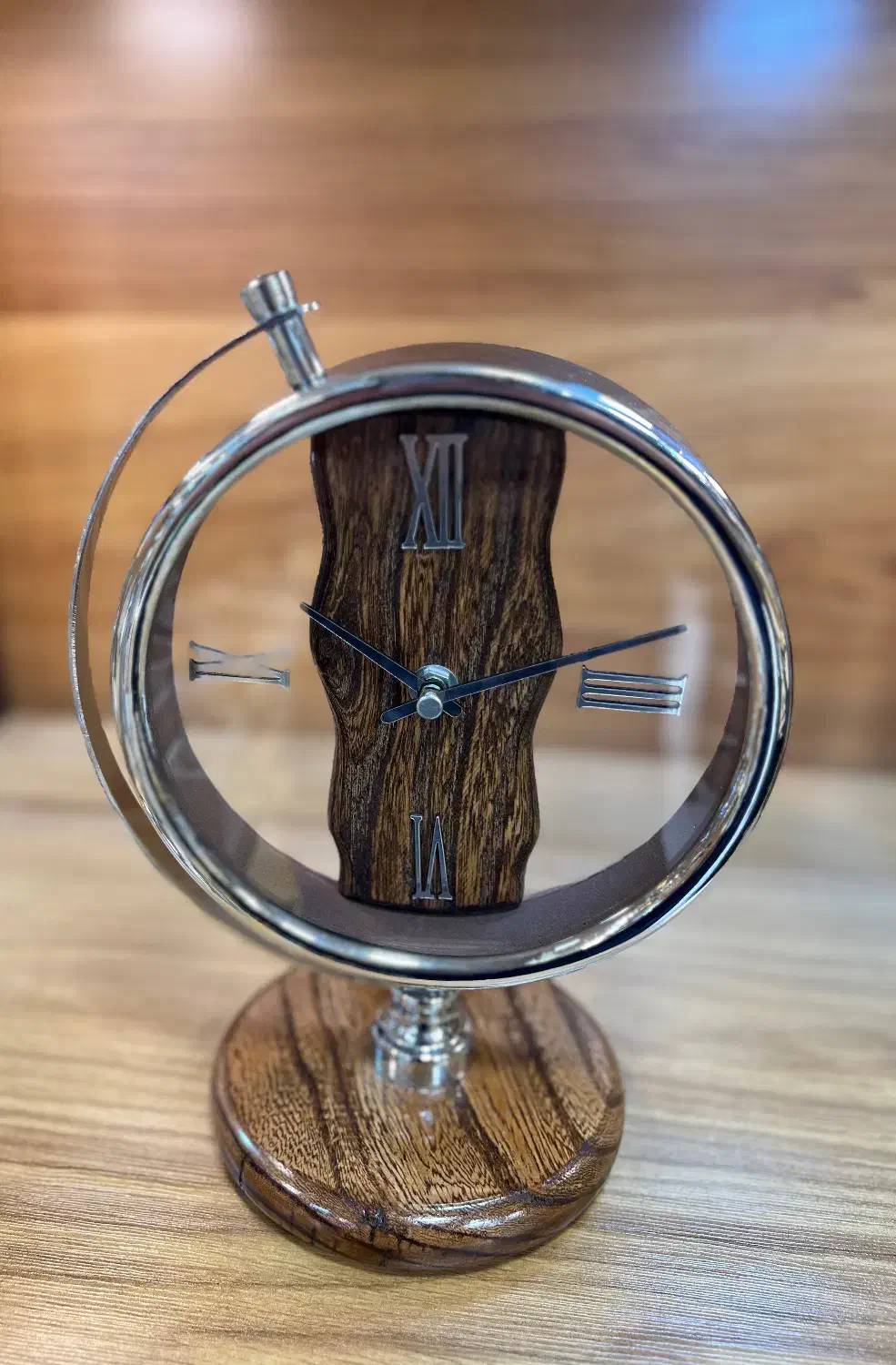 ساعت رومیزی چوب و فلز آرتمیس کد ۳۰۳۱۰|ساعت دیواری و تزئینی|تهران, شوش|دیوار