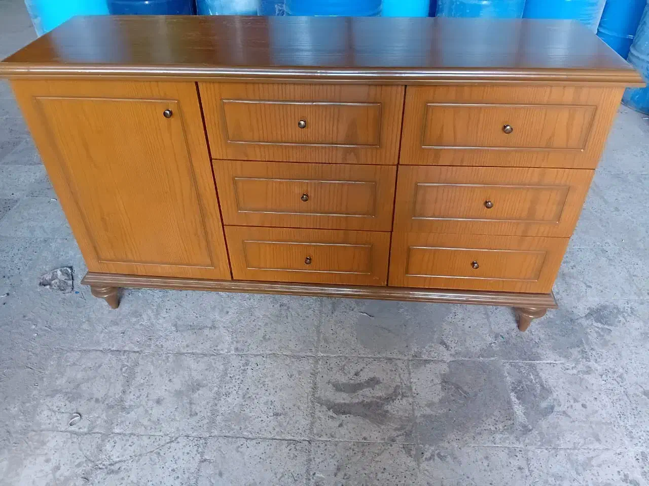 سرویس خواب کامل دونفره سایز۱۶۰ چوبی|تخت و سرویس خواب|تهران, حکیمیه|دیوار