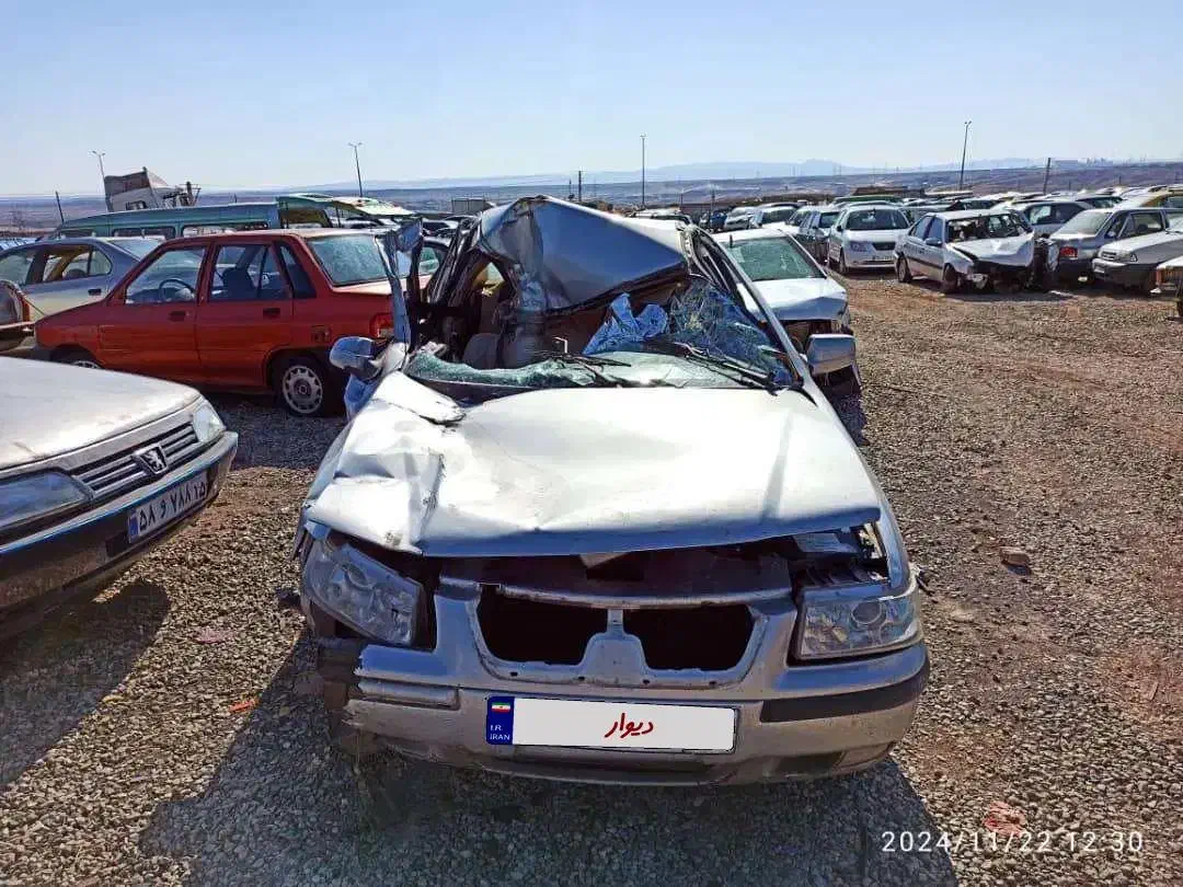 سمند ۸۷ تصادفی|خودرو سواری و وانت|تهران, نیکنام|دیوار