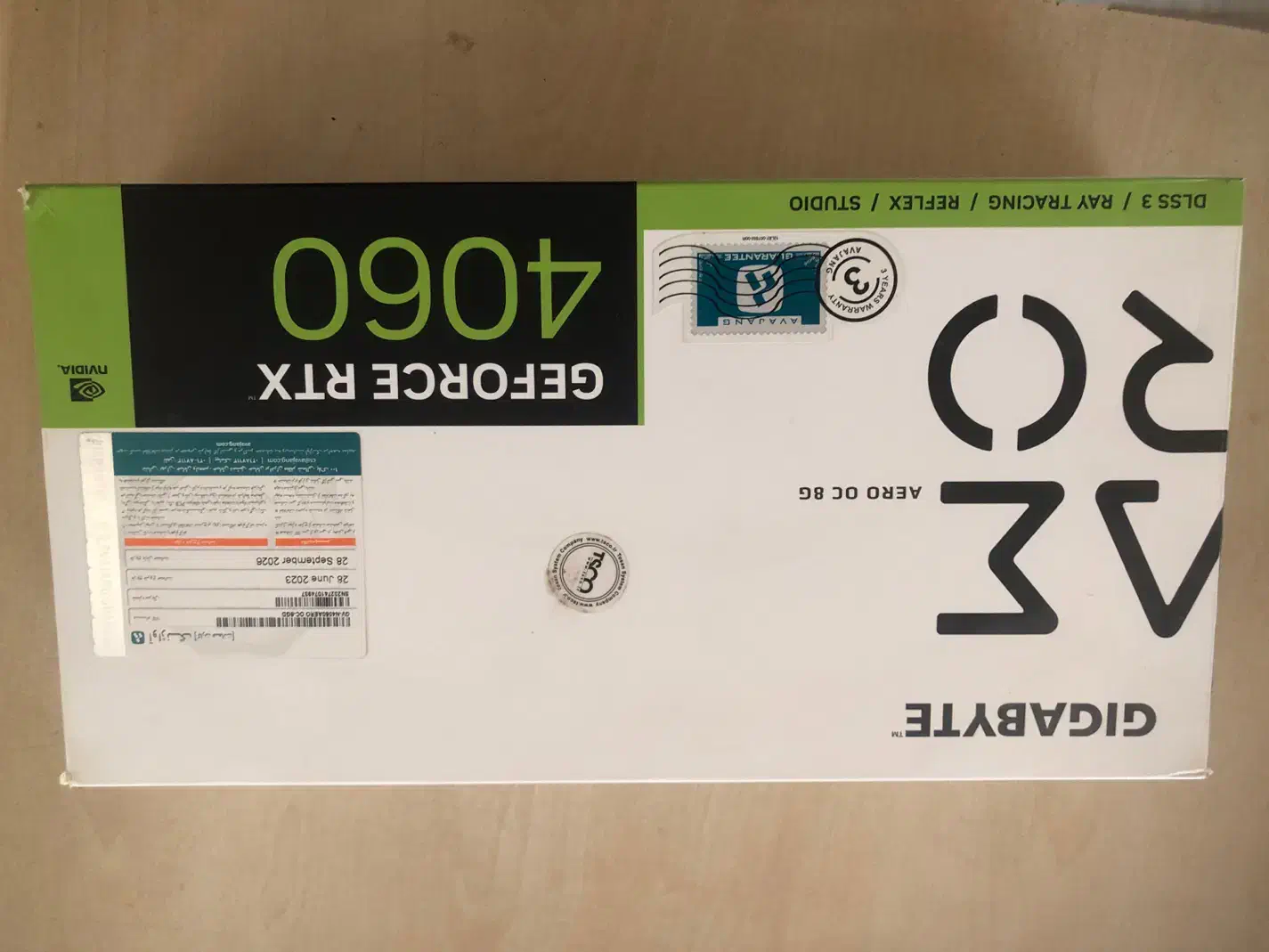 کارت گرافیک rtx 4060 oc aero سفید گارانتی|قطعات و لوازم جانبی رایانه|قرچک, شهرک طلائیه|دیوار