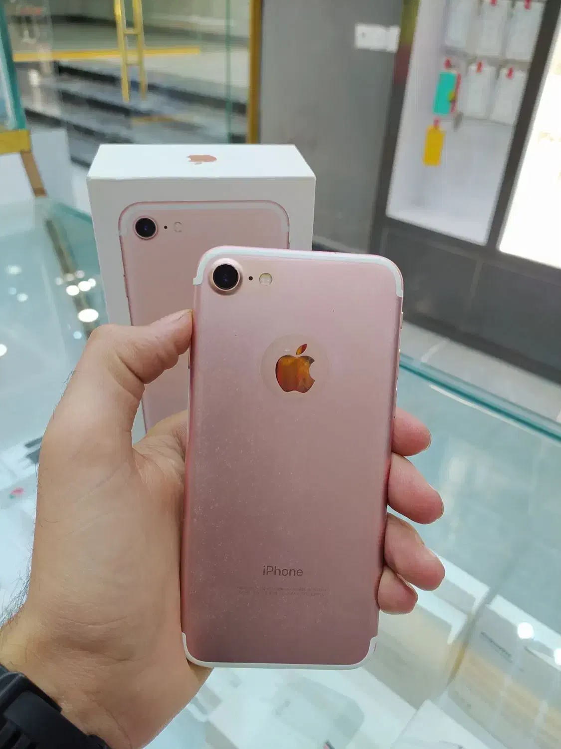 آیفون 7 حافظه 256 باریجستر 100٪ پک اصلی|موبایل|گنبد کاووس, |دیوار