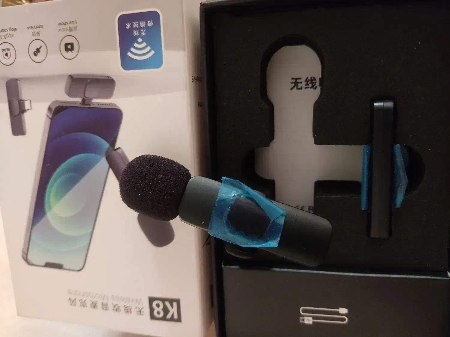 میکروفون بی سیم تک کاره|لوازم جانبی موبایل و تبلت|قرچک, مهدیه|دیوار