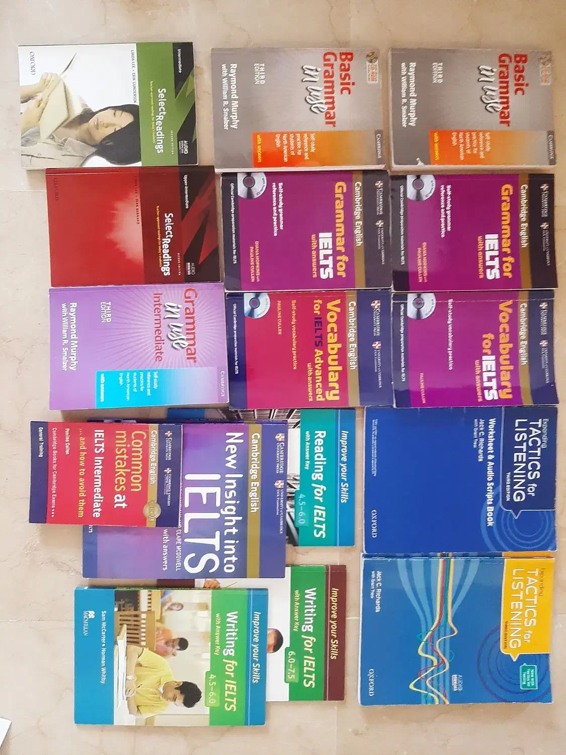 تعدادی کتاب آیلتس|کتاب و مجله آموزشی|تهران, نیروی دریایی|دیوار