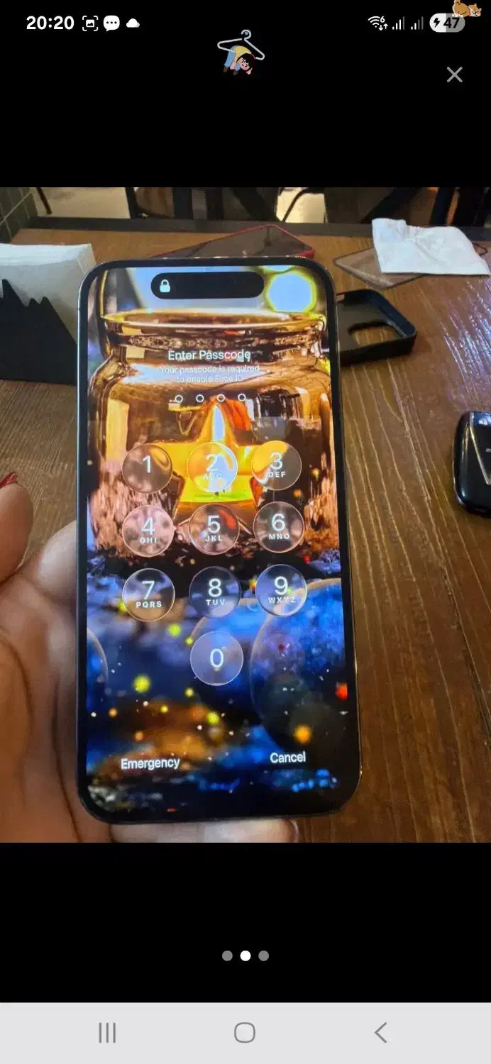 آیفون 14 پرومکس 256 zaa دوسیم بنفش|موبایل|مشهد, فرهنگیان (شهرک غرب)|دیوار