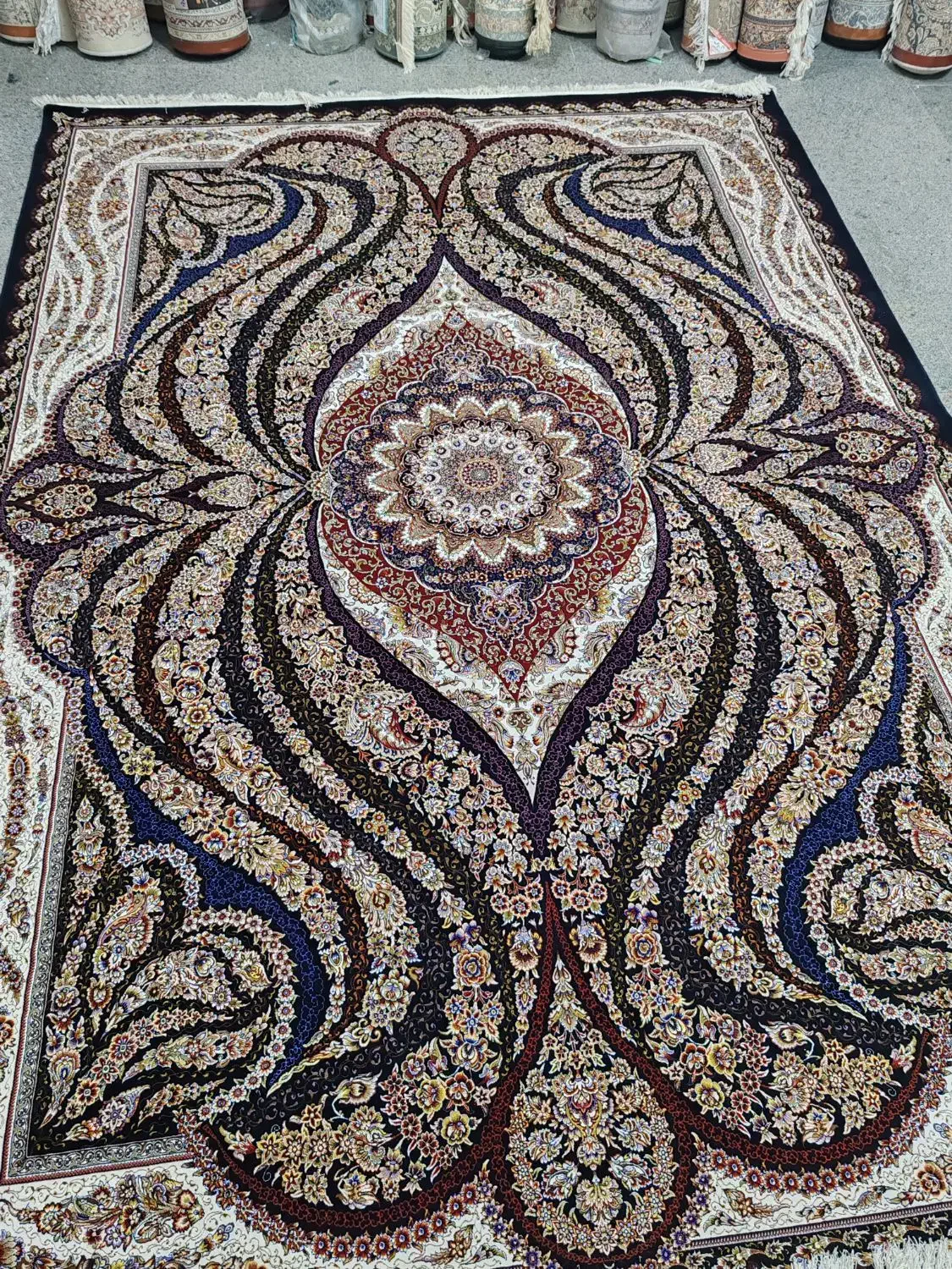 2تخته فرش 9متری در حد نو 1000شانه قیطران|فرش|قم, نیروگاه|دیوار