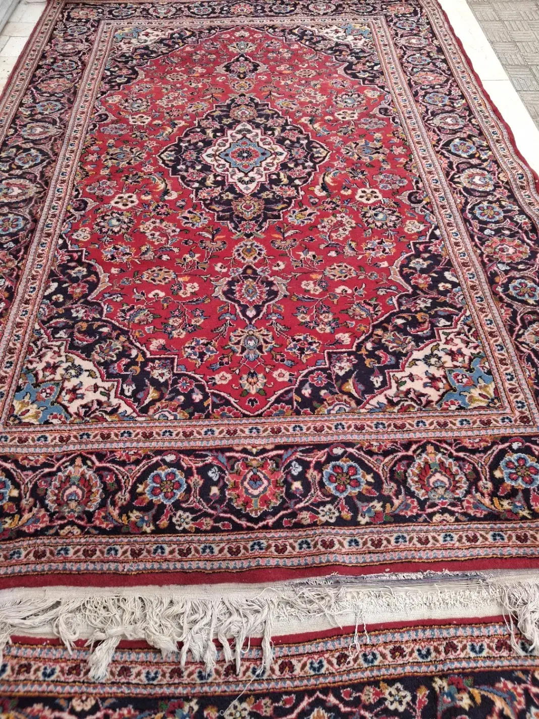 ۲عدد فرش دستباف یزد|فرش|یزد, |دیوار