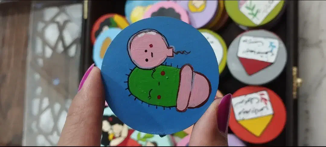 قاب سفالی|صنایع دستی و سایر لوازم تزئینی|شاهین‌شهر, چمران|دیوار