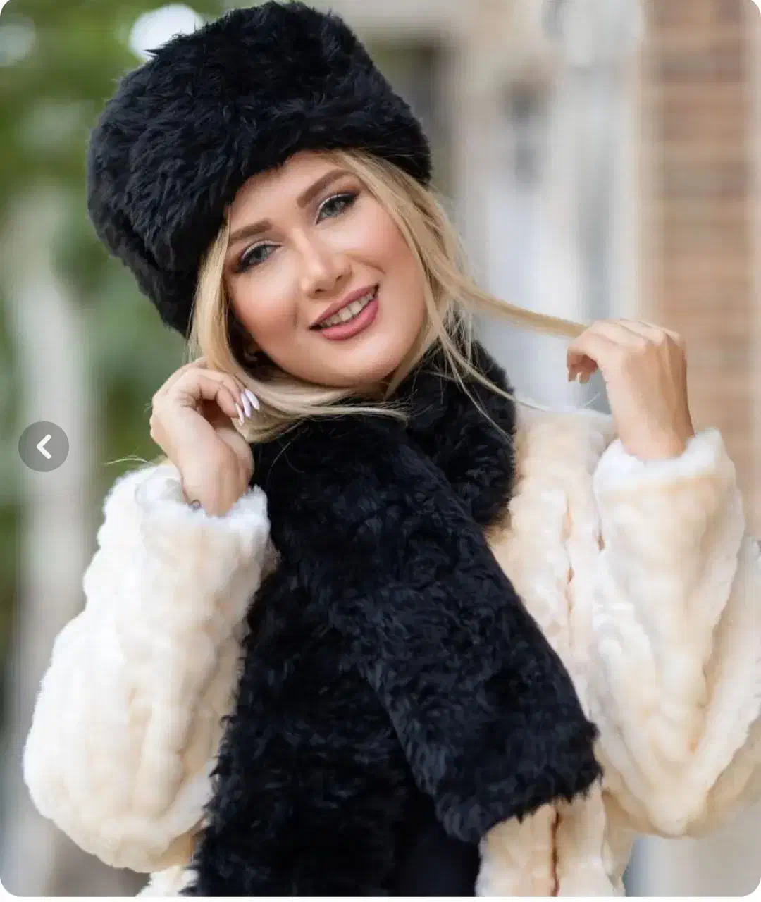 کلاه و شالگردن خز|لباس|اردبیل, |دیوار