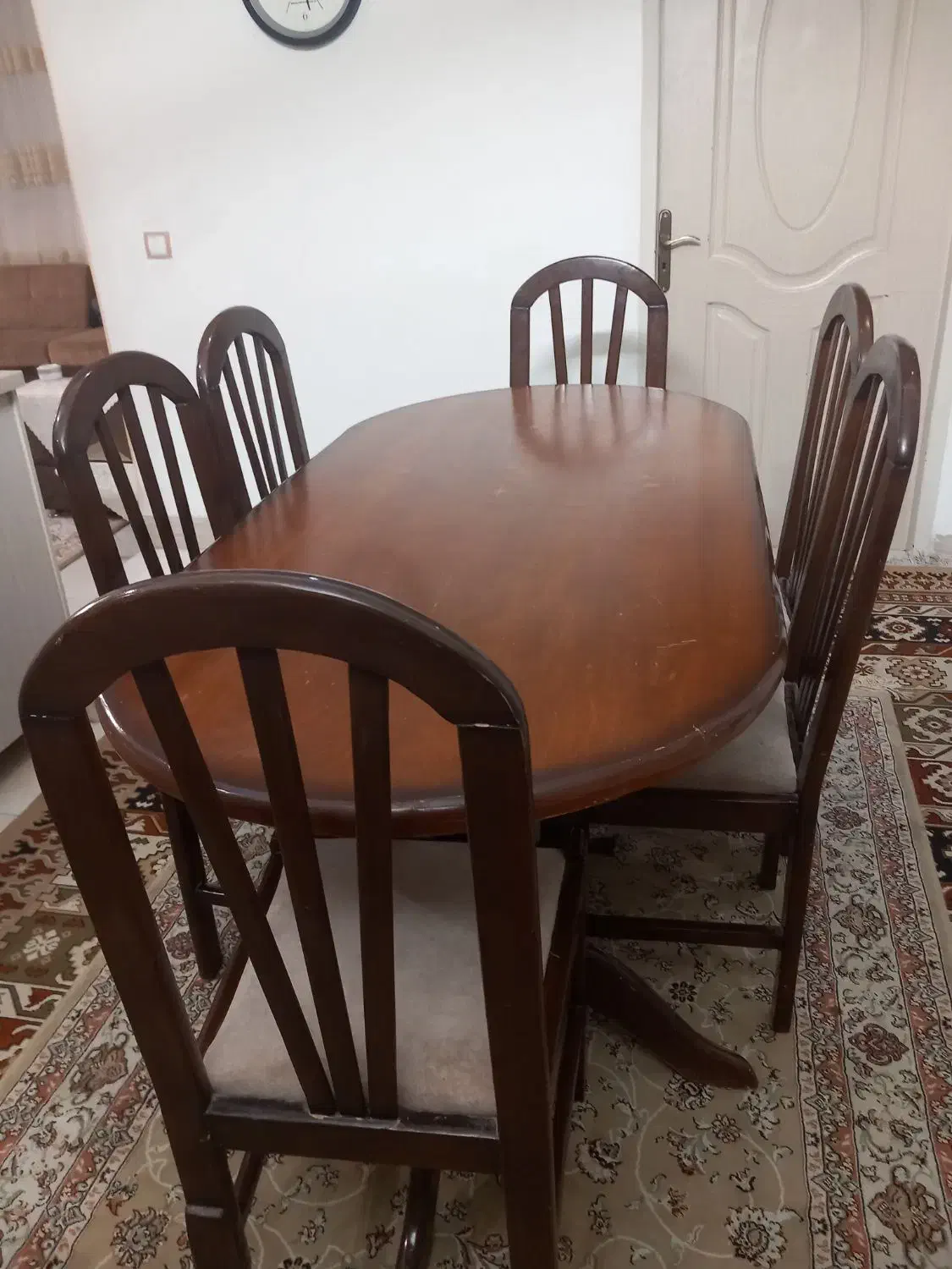 ناهارخوری شش نفره|میز و صندلی غذاخوری|سبزوار, هویزه|دیوار