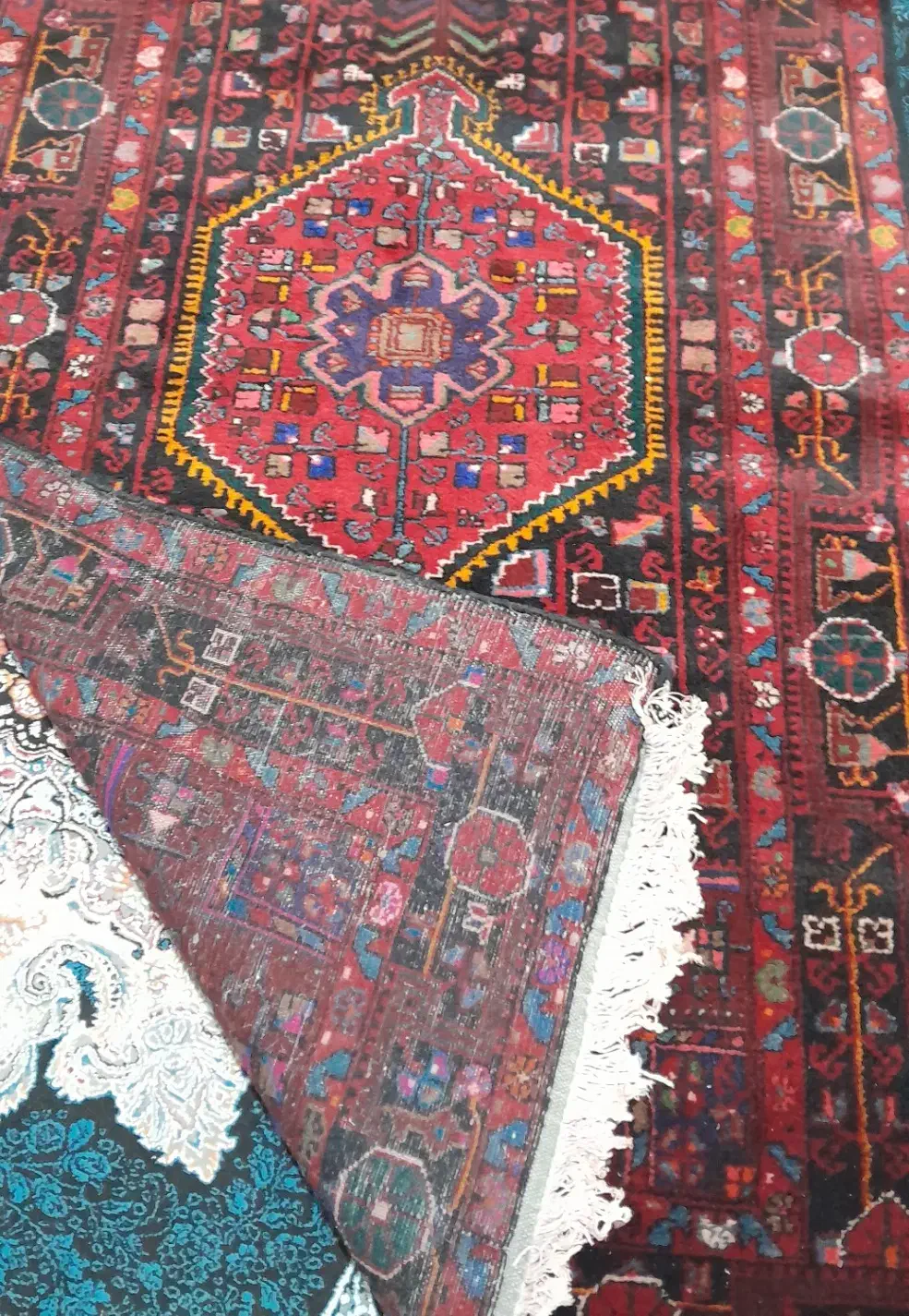 فرش دستبافت قدیمی|فرش|قزوین, |دیوار