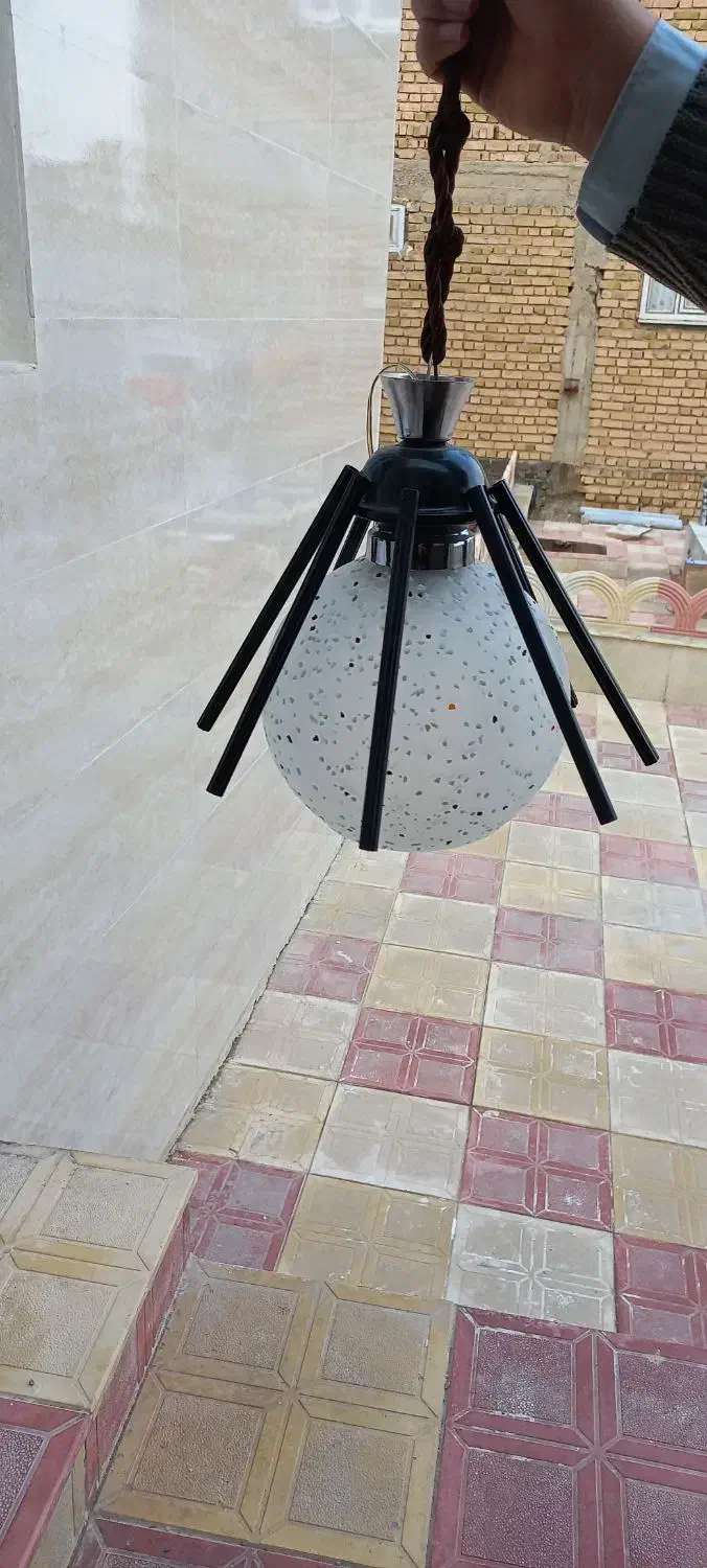 چهارعدد لوستر دوتاپذیرایی دوتا آشپزخانه درحدنو|لوستر و چراغ آویز|قروه, |دیوار