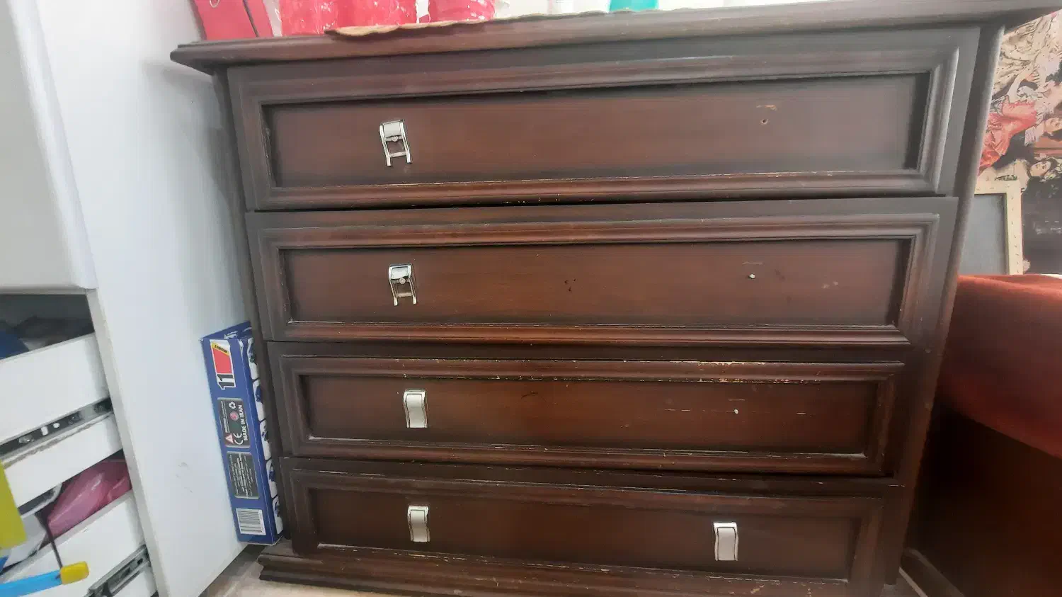 سرویس خواب دو نفره همراه با تشک ۲۰۰ در ۱۸۰|تخت و سرویس خواب|ملایر, |دیوار