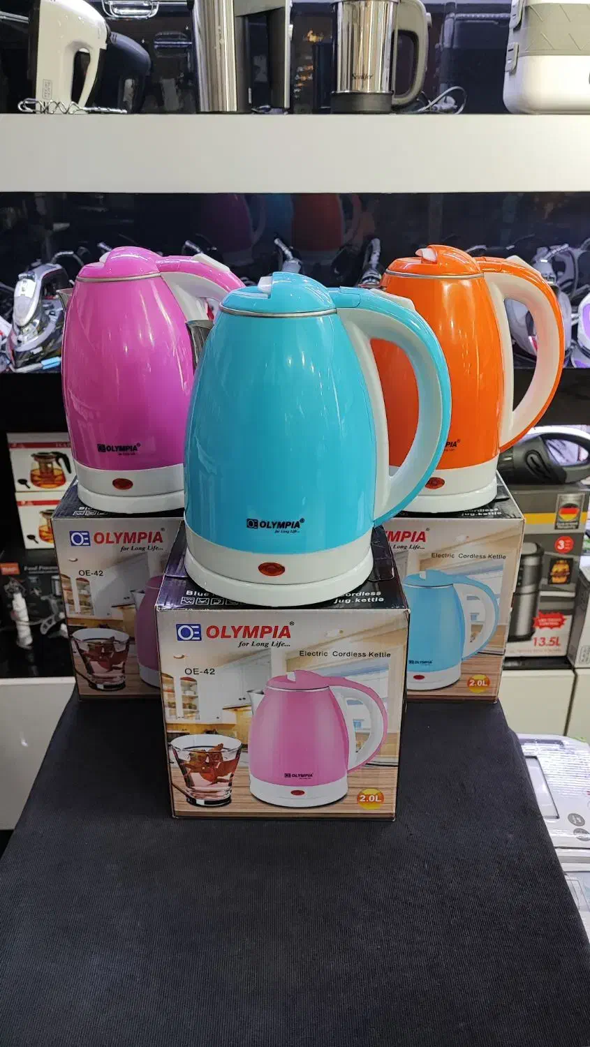 کتری برقی چای‌ساز چایساز المپیا OLYMPIA مدل OE-42|سماور، چای‌ساز، قهوه‌ساز|تبریز, |دیوار