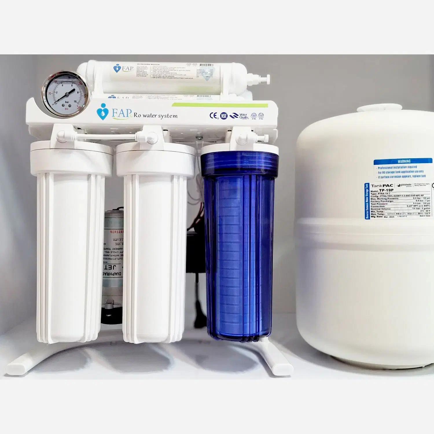 دستگاه تصفیه آب تمام تایوان+پک اشانتیون فیلتر|آبسردکن و تصفیه آب|رشت, رشتیان|دیوار