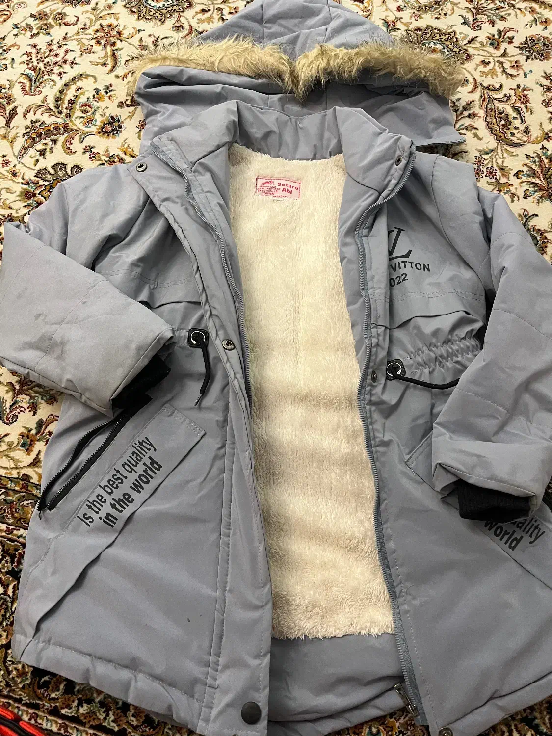 کاپشندخترانه درحد نو|لباس|مهاباد (آذربایجان غربی), |دیوار