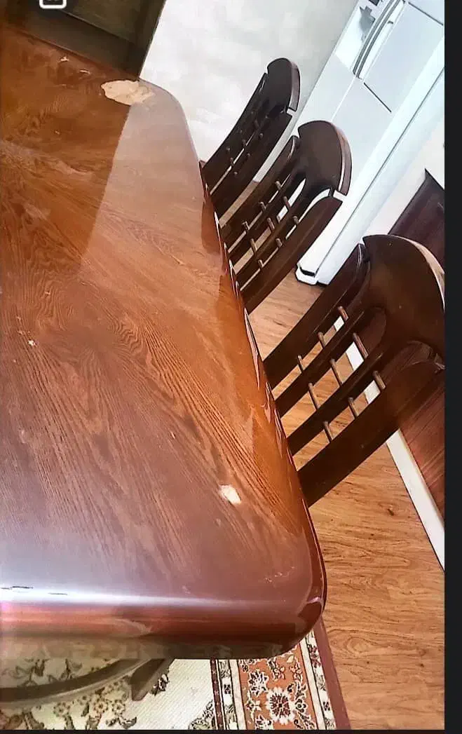 میز ناهار خوری|میز و صندلی غذاخوری|اصفهان, باغ دریاچه|دیوار