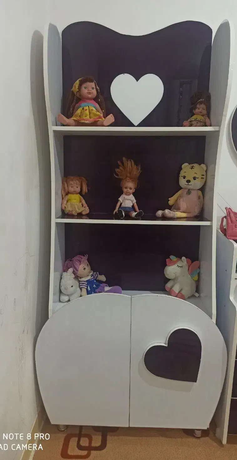 کمد و کتابخانه کودک و نوجوان|کتابخانه، شلف، قفسههای دیواری|مسجد سلیمان, |دیوار