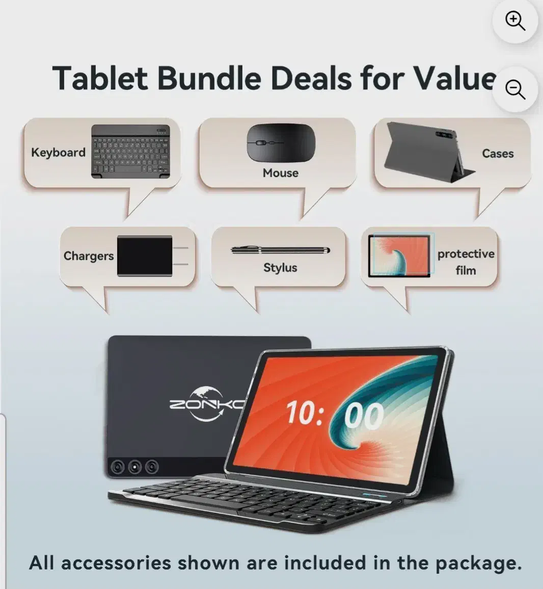 تبلت اندروید Zonko Android Tablet 10 inch|تبلت|تهران, تجریش|دیوار