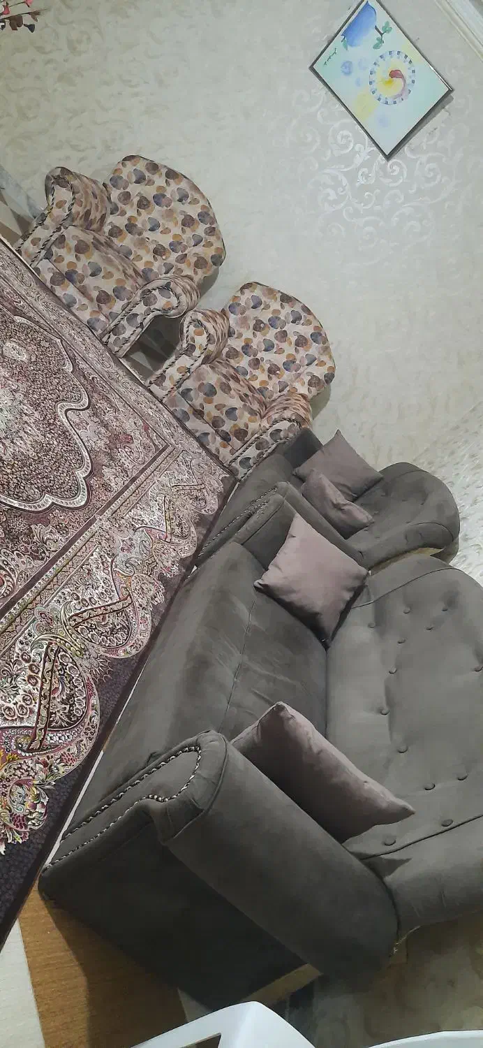 مبل راحتی ۷ نفره فروش فوری|مبلمان خانگی و میز عسلی|داراب, |دیوار