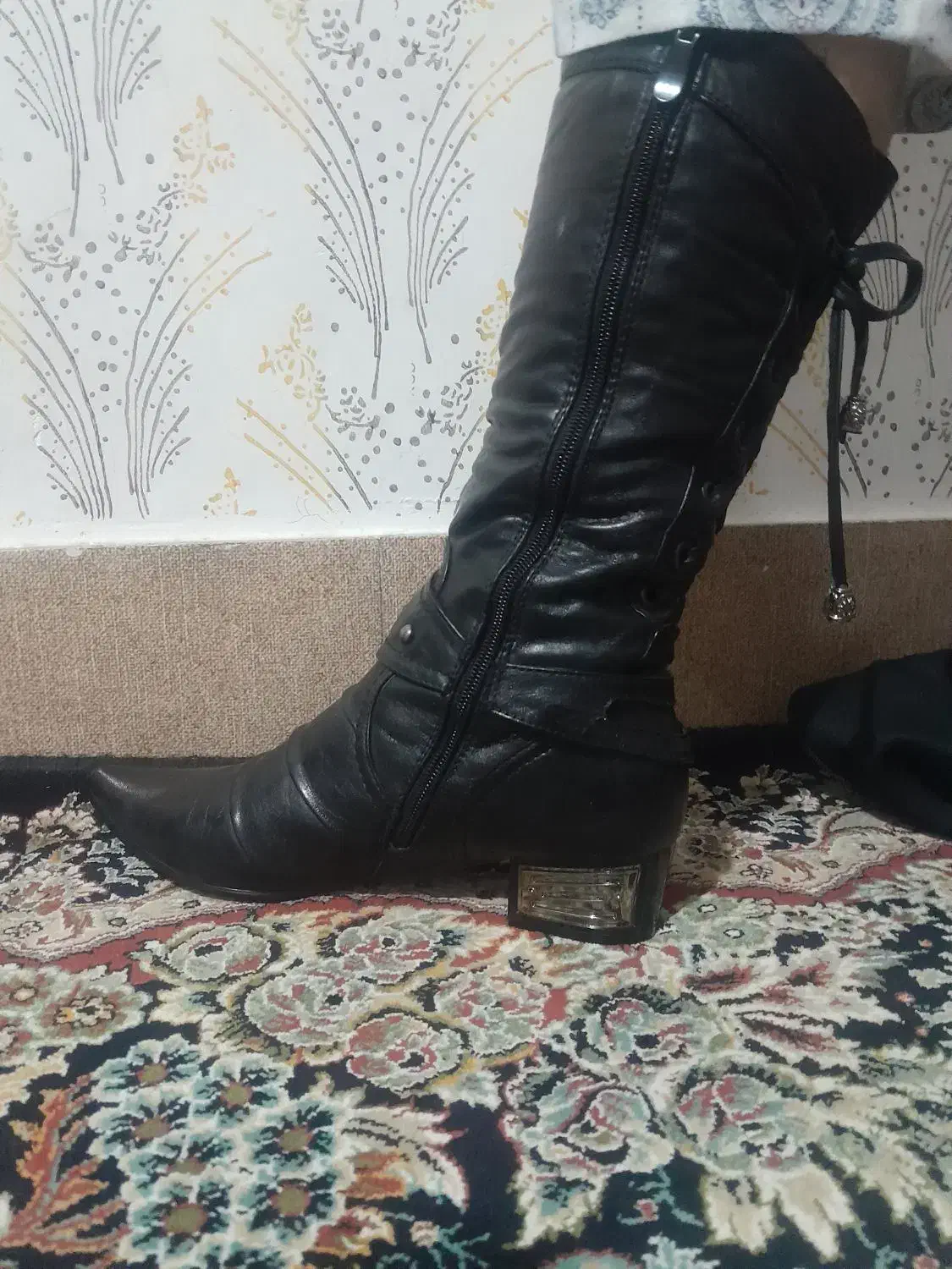 پوتین چرم اصل|کیف، کفش، کمربند|بجنورد, |دیوار