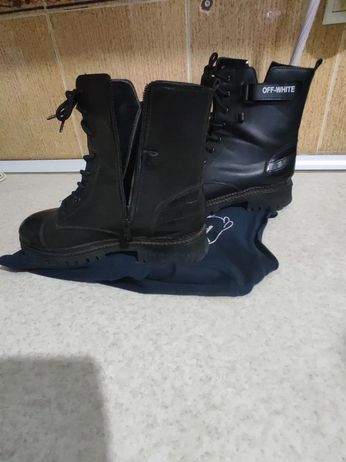 کفشش نیم بوت چرم|کیف، کفش، کمربند|صباشهر, |دیوار