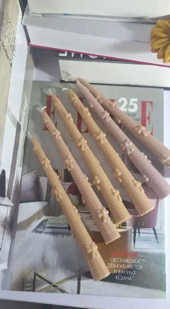 فروش انواع شمع قلمی، شمع یلدایی|صنایع دستی و سایر لوازم تزئینی|فولادشهر, C5|دیوار