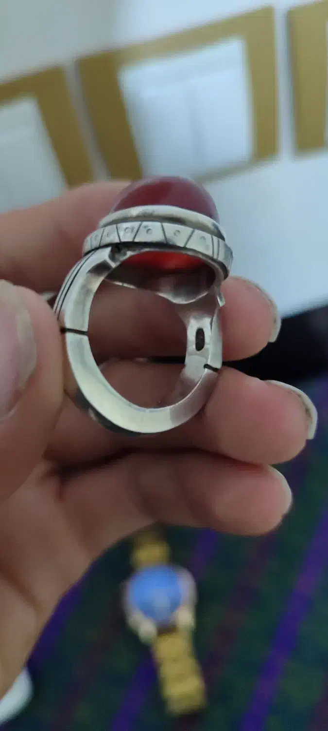 انگشتر پایه فرهاد جفت مهر کلکسیونی|کلکسیون اشیاء عتیقه|اسلام‌‌آباد غرب, |دیوار