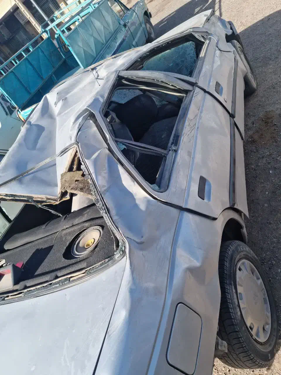 پژو ۴۰۵ تصادفی مدل ۸۷ مزایده ای|خودرو سواری و وانت|فردوس (خراسان), |دیوار