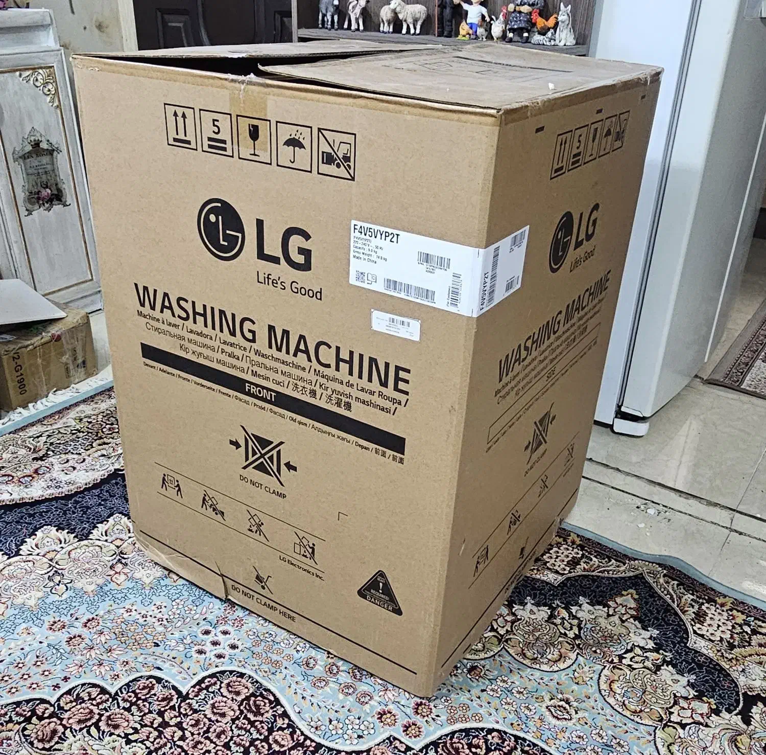 کارتن ماشین لباسشویی ال جی|ماشین لباسشویی و خشک‌کن لباس|تهران, جوادیه تهرانپارس|دیوار