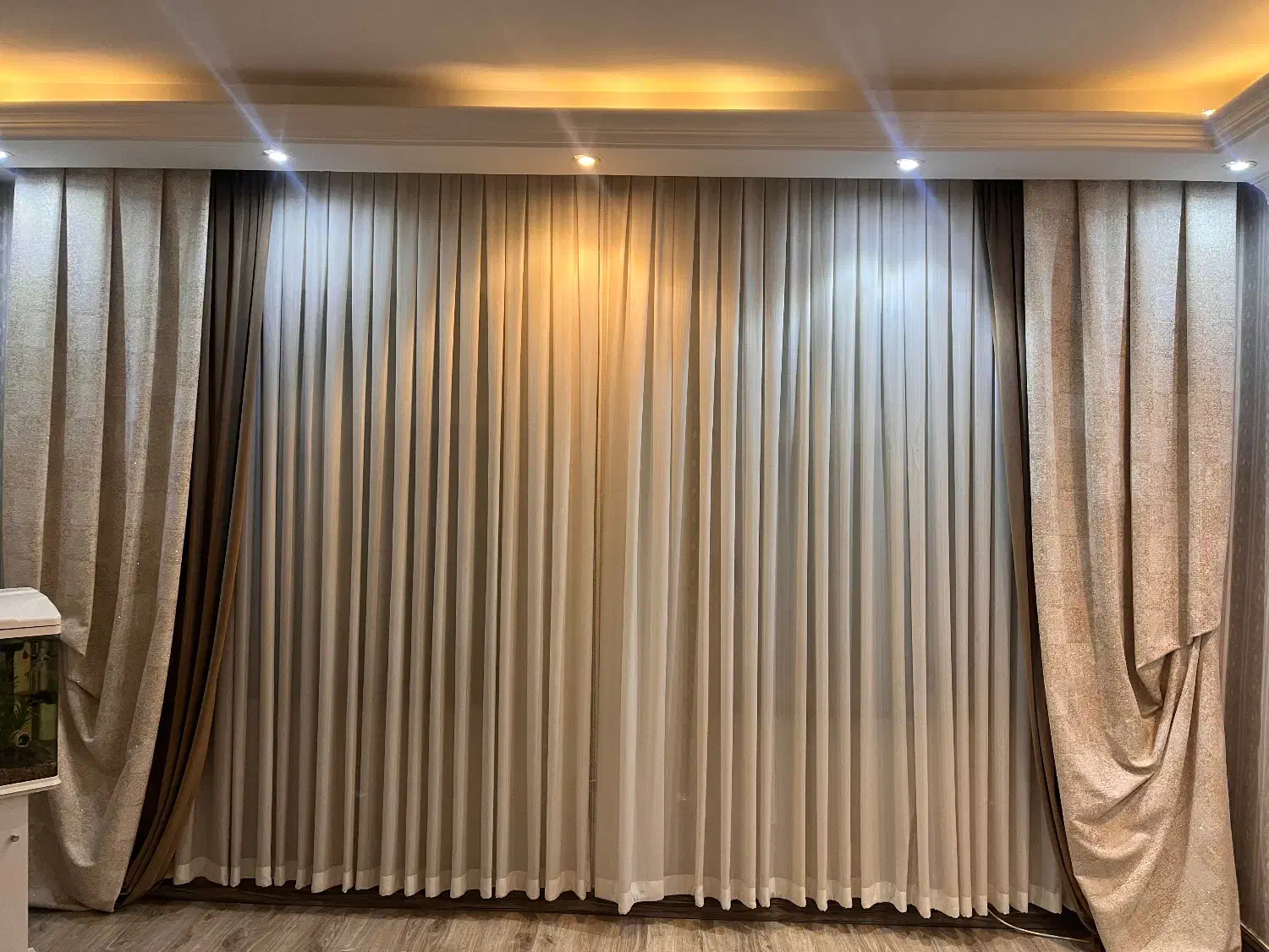 پرده پذیرایی خوش رنگ|پرده، رانر، رومیزی|تهران, دولاب|دیوار