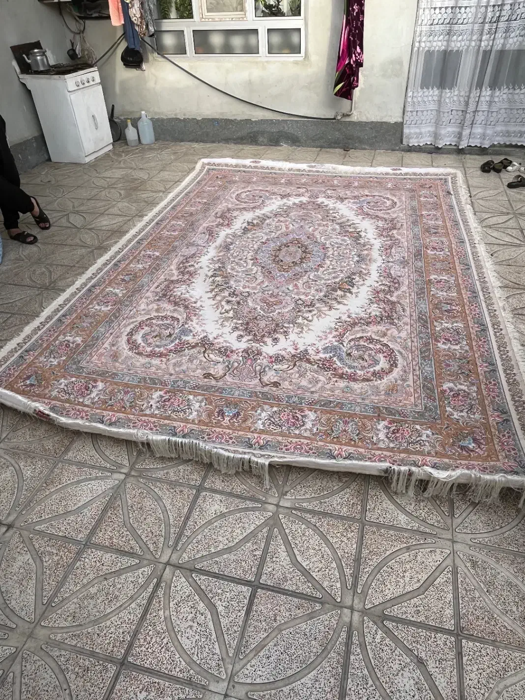 فرش ۹ متری ابریشم|فرش|تبریز, |دیوار