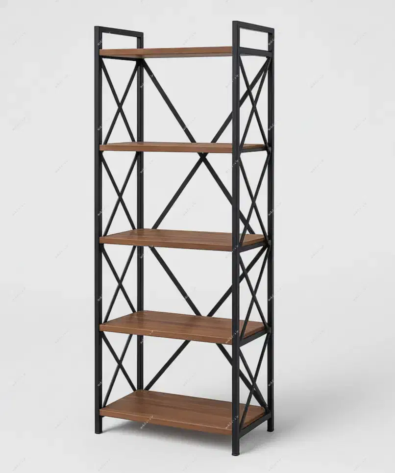 استند چوب و فلز|کتابخانه، شلف، قفسه‌های دیواری|تهران, اوقاف|دیوار