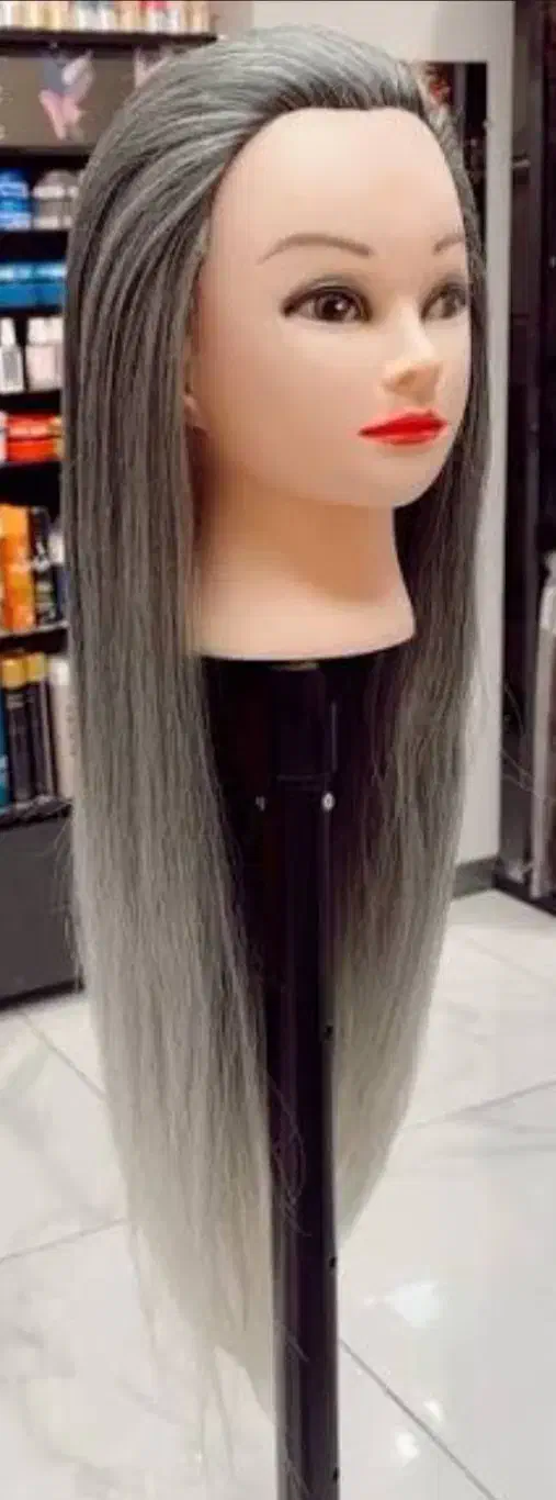 کله مانکن رنگ امبره طوسی|آرایشگاه و سالن‌های زیبایی|ملایر, |دیوار