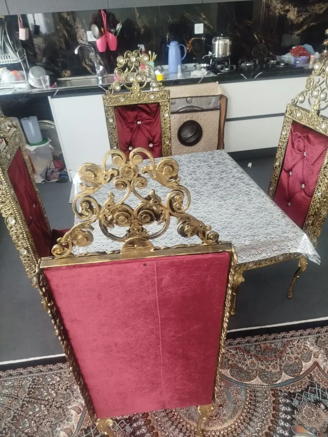 میز نهارخوری برنز|میز و صندلی غذاخوری|کرج, شهرک کوثر|دیوار